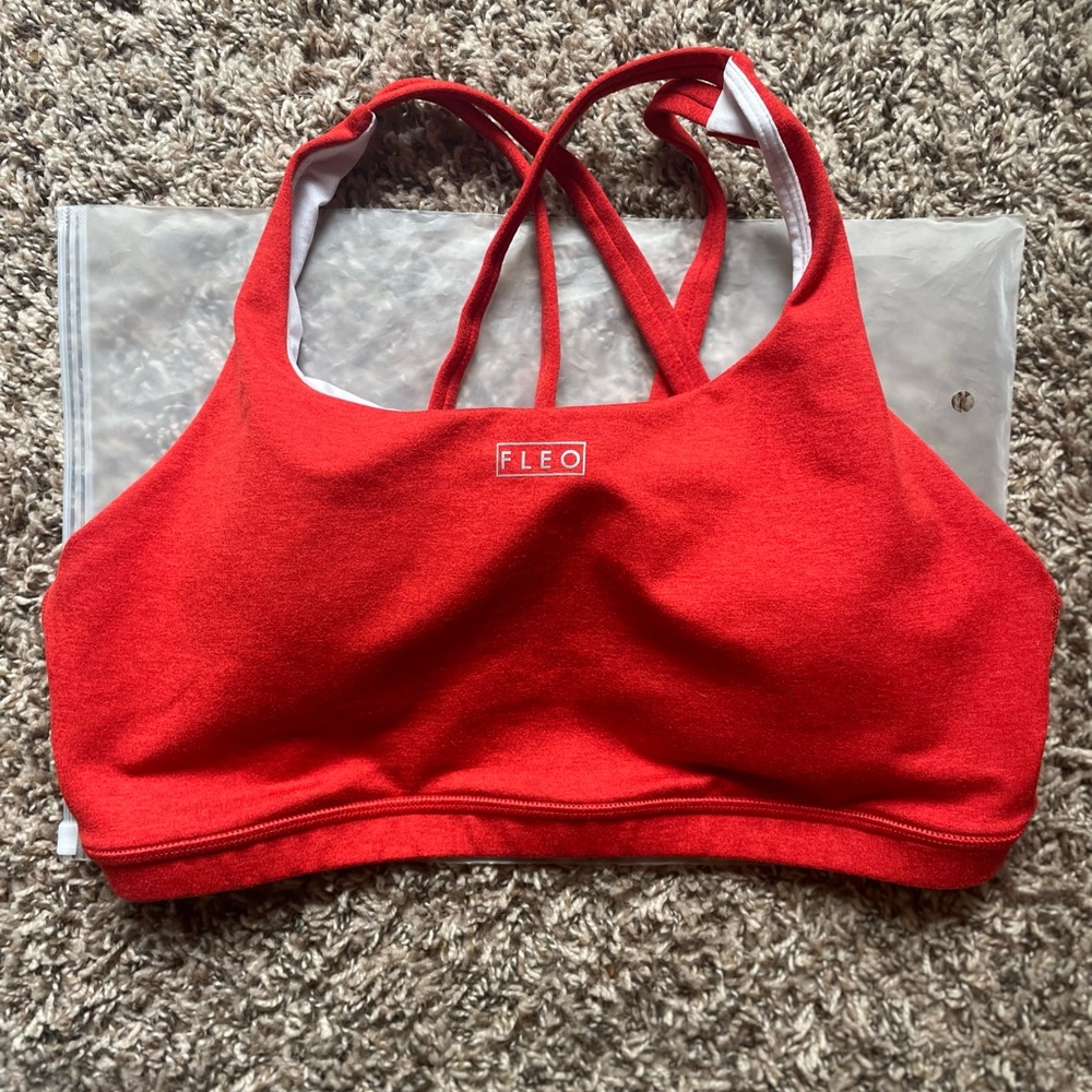 Fleo Isla Sports Bra- size Large - Medium support
